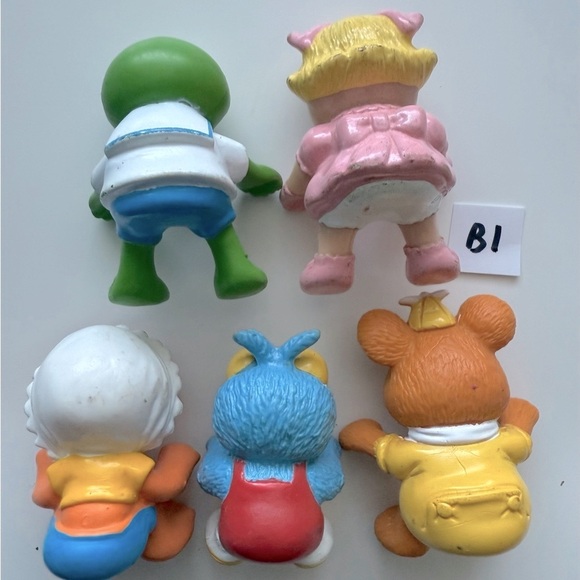 Muppet Babies McDonald’s Happy Meal Toys Kermit, Piggy, Animal, Gonzo & Fozzie - Picture 5 of 5